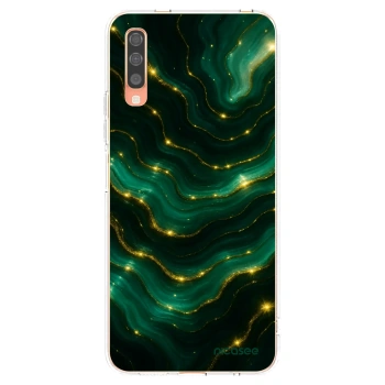 Picasee διαφανής θήκη σιλικόνης Samsung Galaxy A70 A705F - Emerald