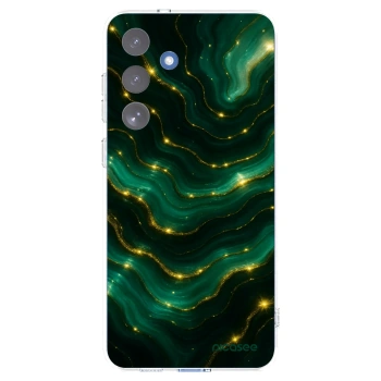 Picasee διαφανής θήκη σιλικόνης Samsung Galaxy S25 FE 5G - Emerald