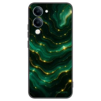 Picasee Μαύρη θήκη σιλικόνης για Vivo Y29s 5G - Emerald