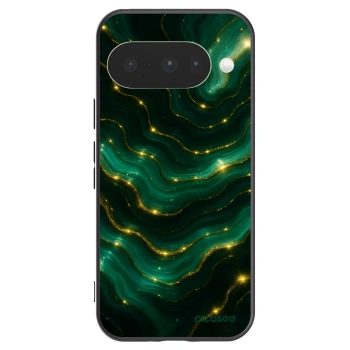 Picasee Μαύρη θήκη σιλικόνης για Google Pixel 10 - Emerald