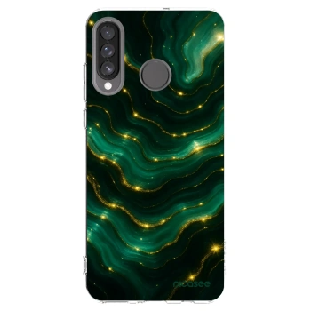 Picasee διαφανής θήκη σιλικόνης Huawei P30 Lite - Emerald
