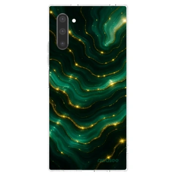 Picasee διαφανής θήκη σιλικόνης Samsung Galaxy Note 10 N970F - Emerald