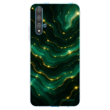 Picasee διαφανής θήκη σιλικόνης Huawei Nova 5T - Emerald