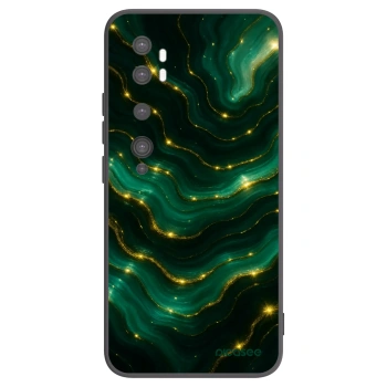 Picasee Μαύρη θήκη σιλικόνης για Xiaomi Mi Note 10 (Pro) - Emerald
