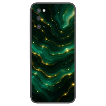 Picasee Μαύρη θήκη σιλικόνης για Samsung Galaxy S20 G980F - Emerald