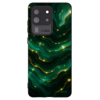 Picasee Μαύρη θήκη σιλικόνης για Samsung Galaxy S20 Ultra 5G G988F - Emerald