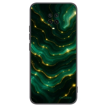 Picasee Μαύρη θήκη σιλικόνης για Xiaomi Redmi Note 9 Pro - Emerald