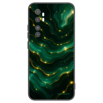 Picasee Μαύρη θήκη σιλικόνης για Xiaomi Mi Note 10 Lite - Emerald