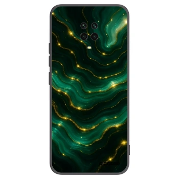 Picasee Μαύρη θήκη σιλικόνης για Xiaomi Redmi Note 9S - Emerald