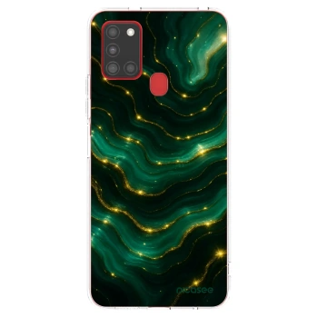 Picasee διαφανής θήκη σιλικόνης Samsung Galaxy A21s - Emerald