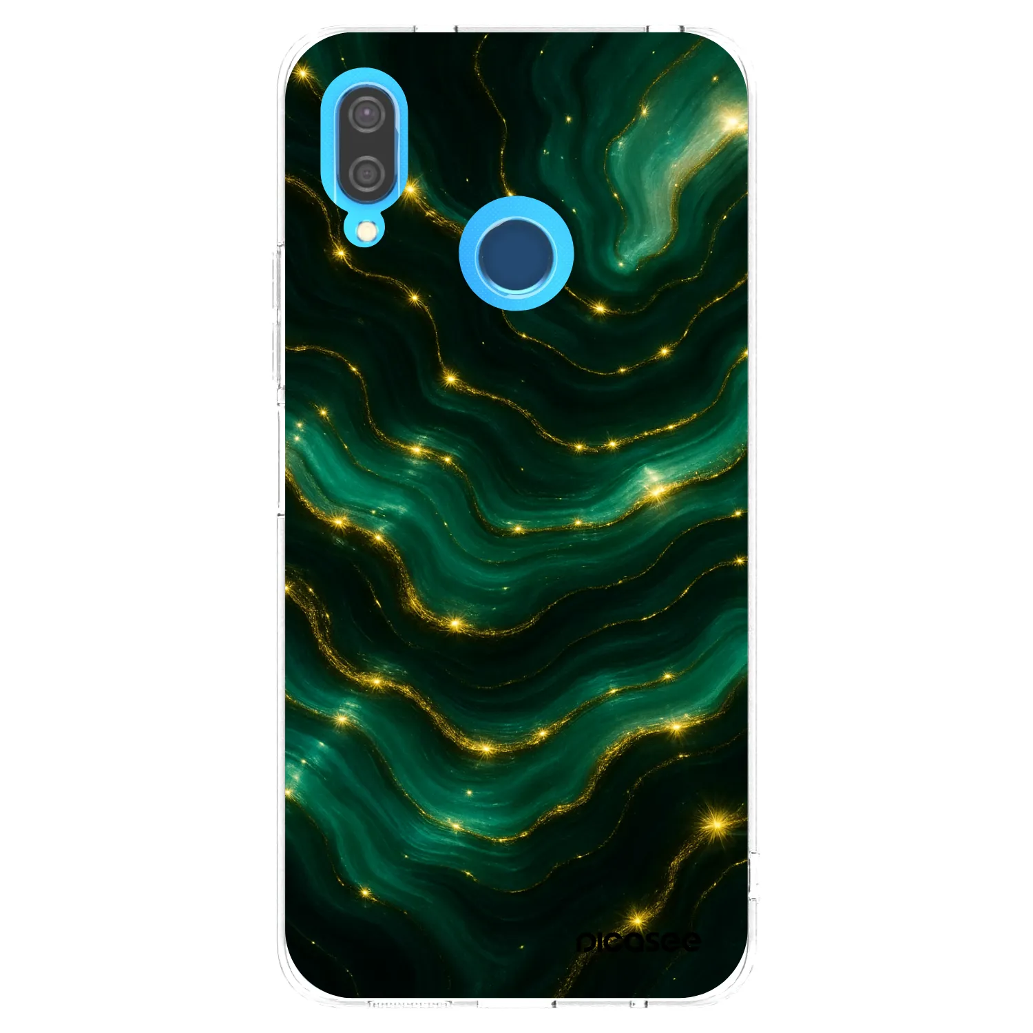 Picasee διαφανής θήκη σιλικόνης Huawei P20 Lite - Emerald