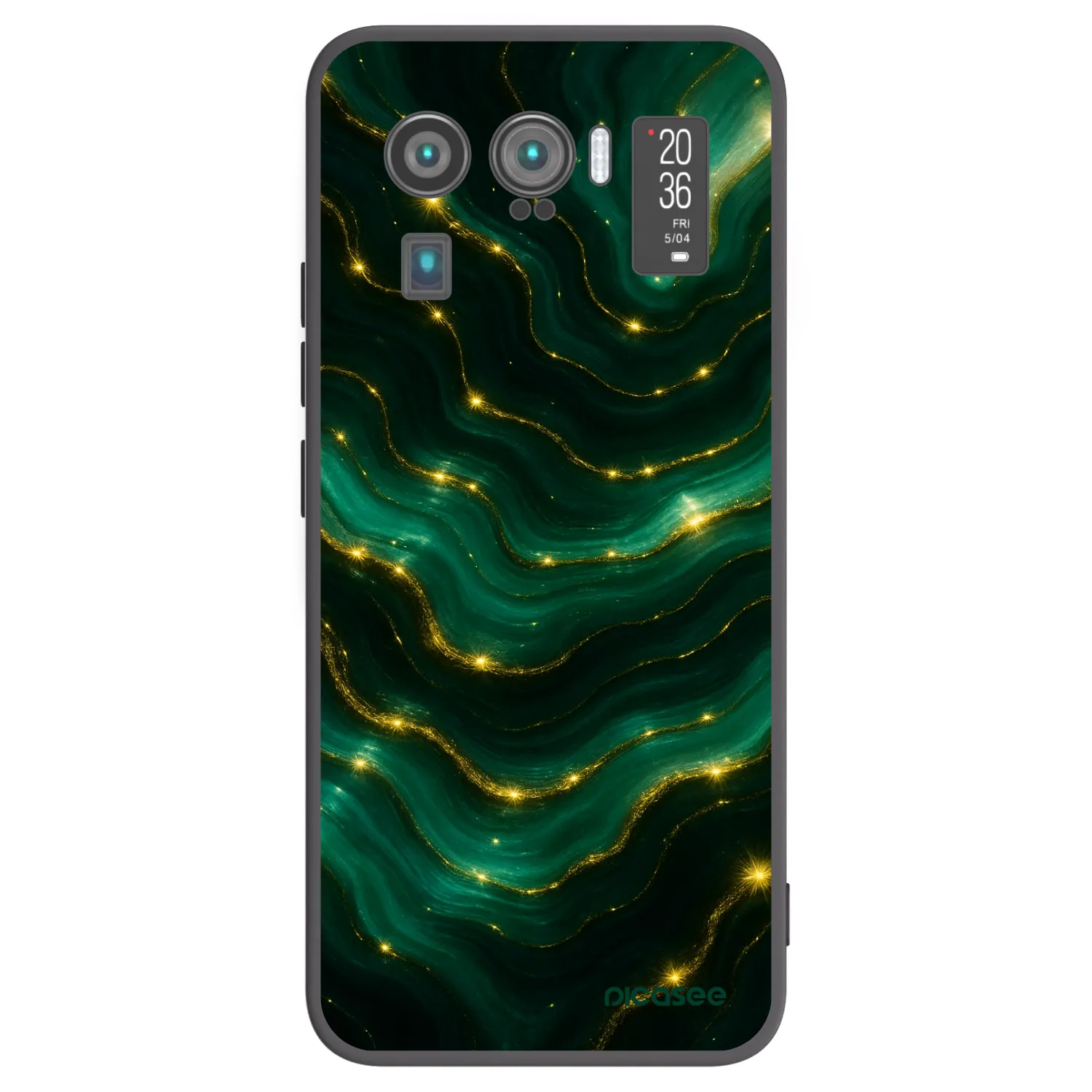 Picasee Μαύρη θήκη σιλικόνης για Xiaomi Mi 11 Ultra - Emerald