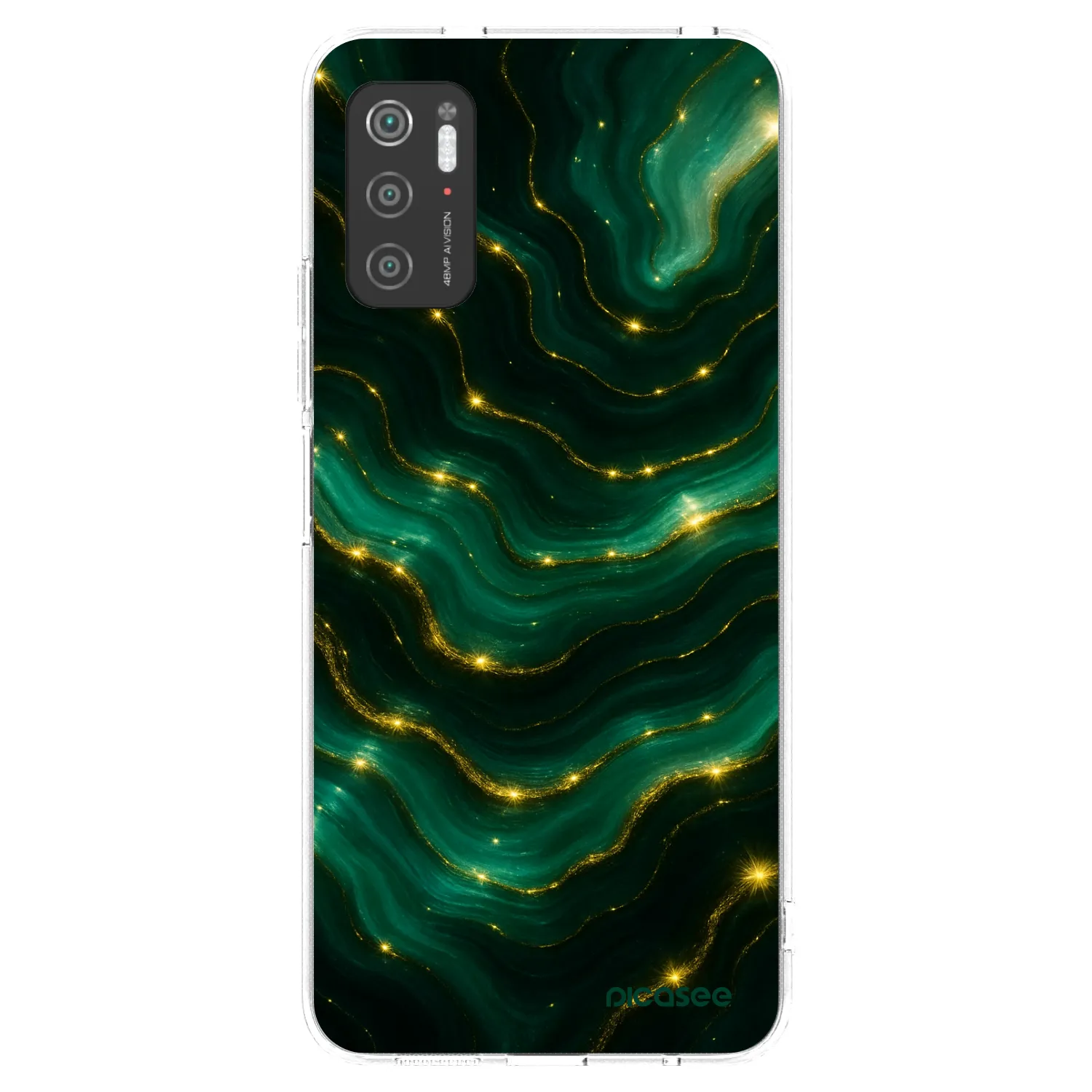 Picasee διαφανής θήκη σιλικόνης Xiaomi Poco M3 Pro 5G - Emerald