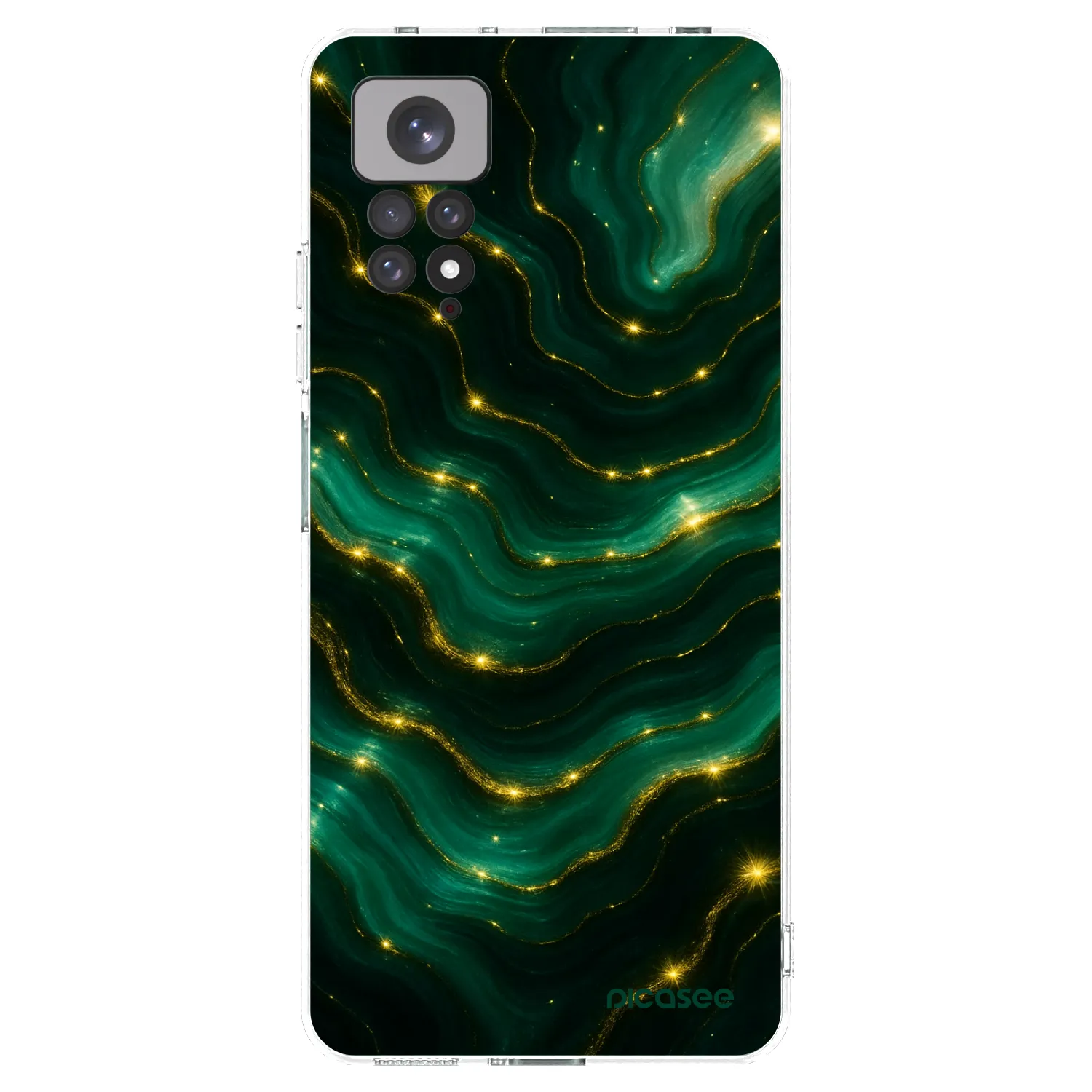 Picasee διαφανής θήκη σιλικόνης Xiaomi Redmi Note 11 - Emerald