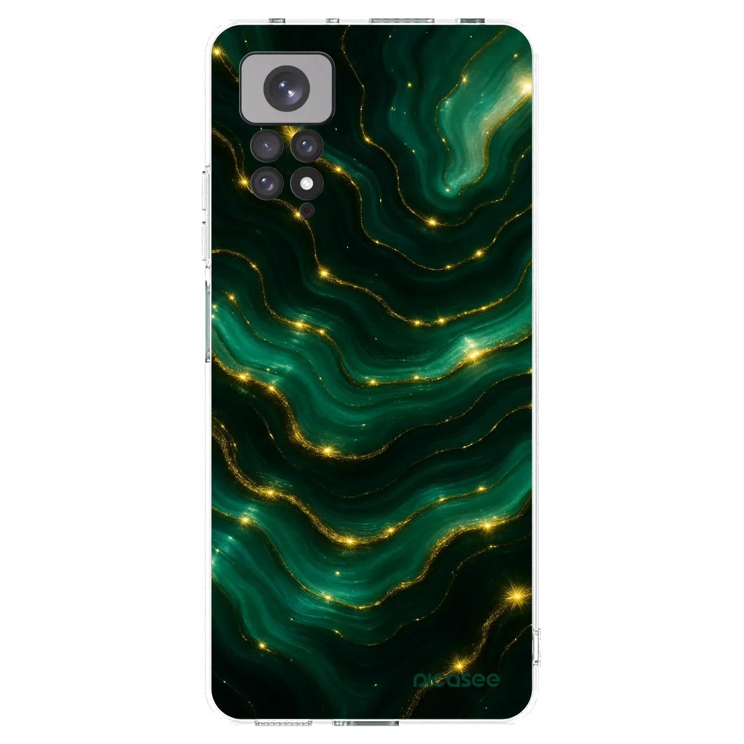 Picasee διαφανής θήκη σιλικόνης Xiaomi Redmi Note 11S 4G - Emerald