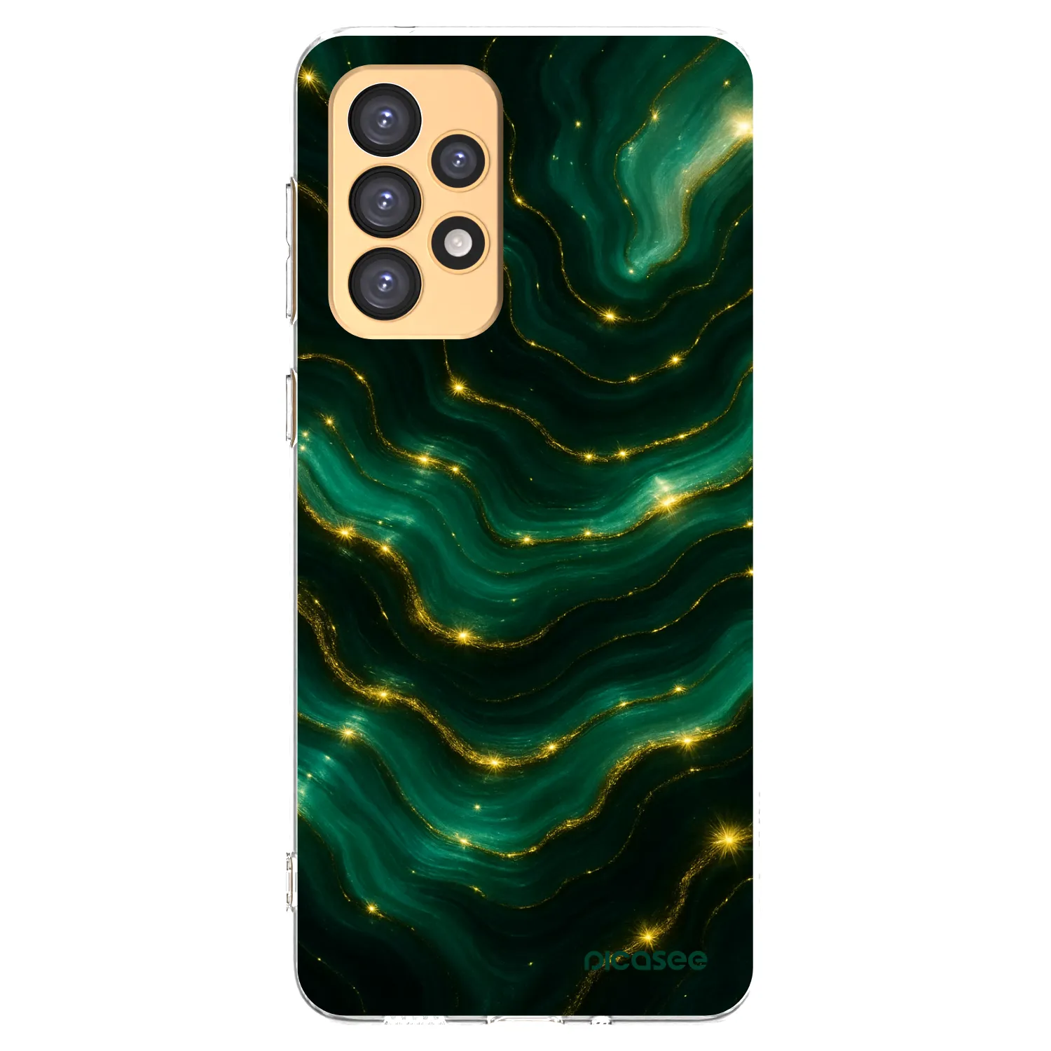 Picasee διαφανής θήκη σιλικόνης Samsung Galaxy A33 5G A336 - Emerald