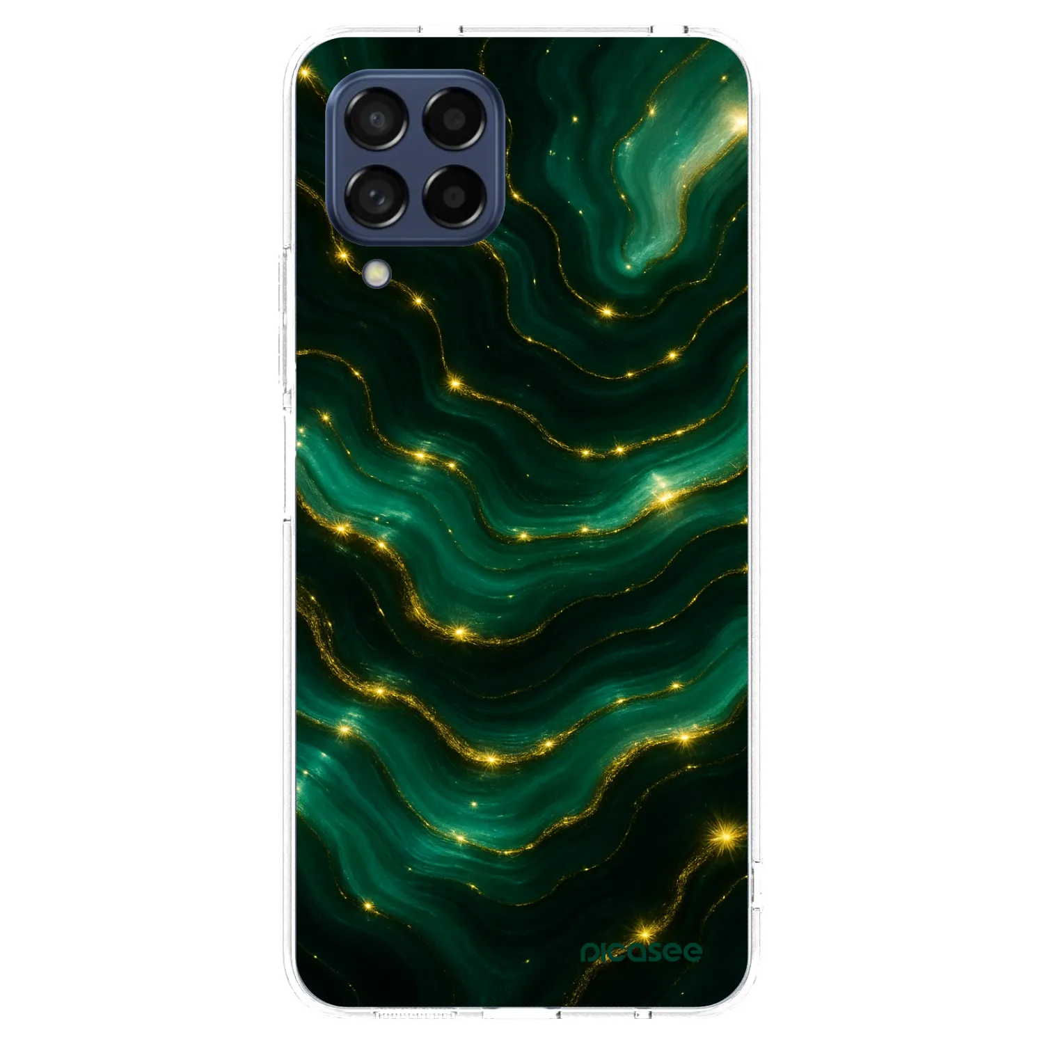 Picasee διαφανής θήκη σιλικόνης Samsung Galaxy M53 5G - Emerald