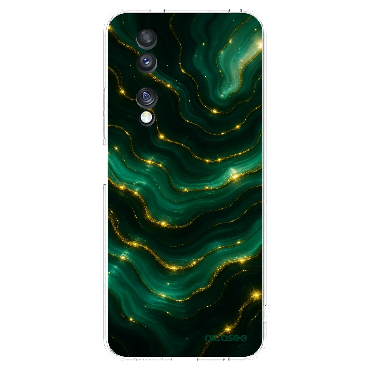 Picasee διαφανής θήκη σιλικόνης Honor 70 - Emerald