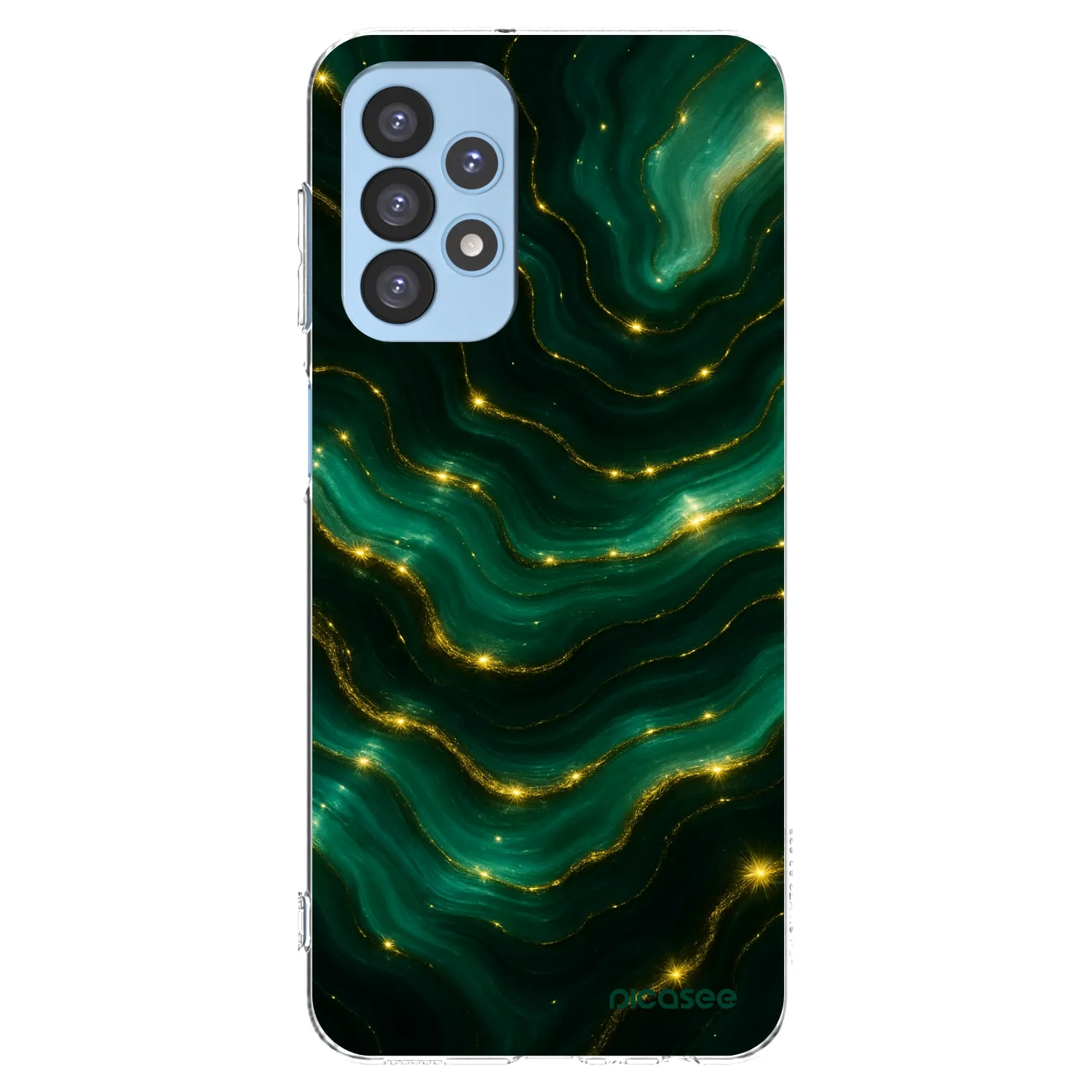 Picasee διαφανής θήκη σιλικόνης Samsung Galaxy A23 A235F 4G - Emerald