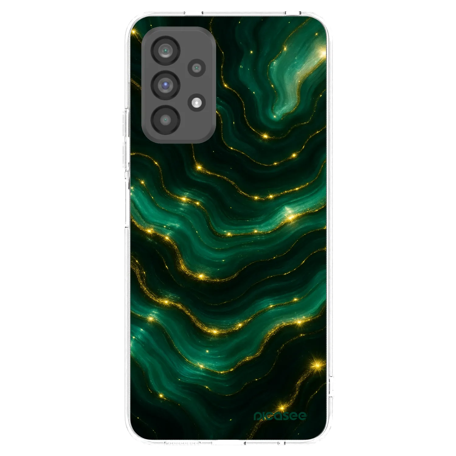Picasee διαφανής θήκη σιλικόνης Samsung Galaxy A73 5G - Emerald