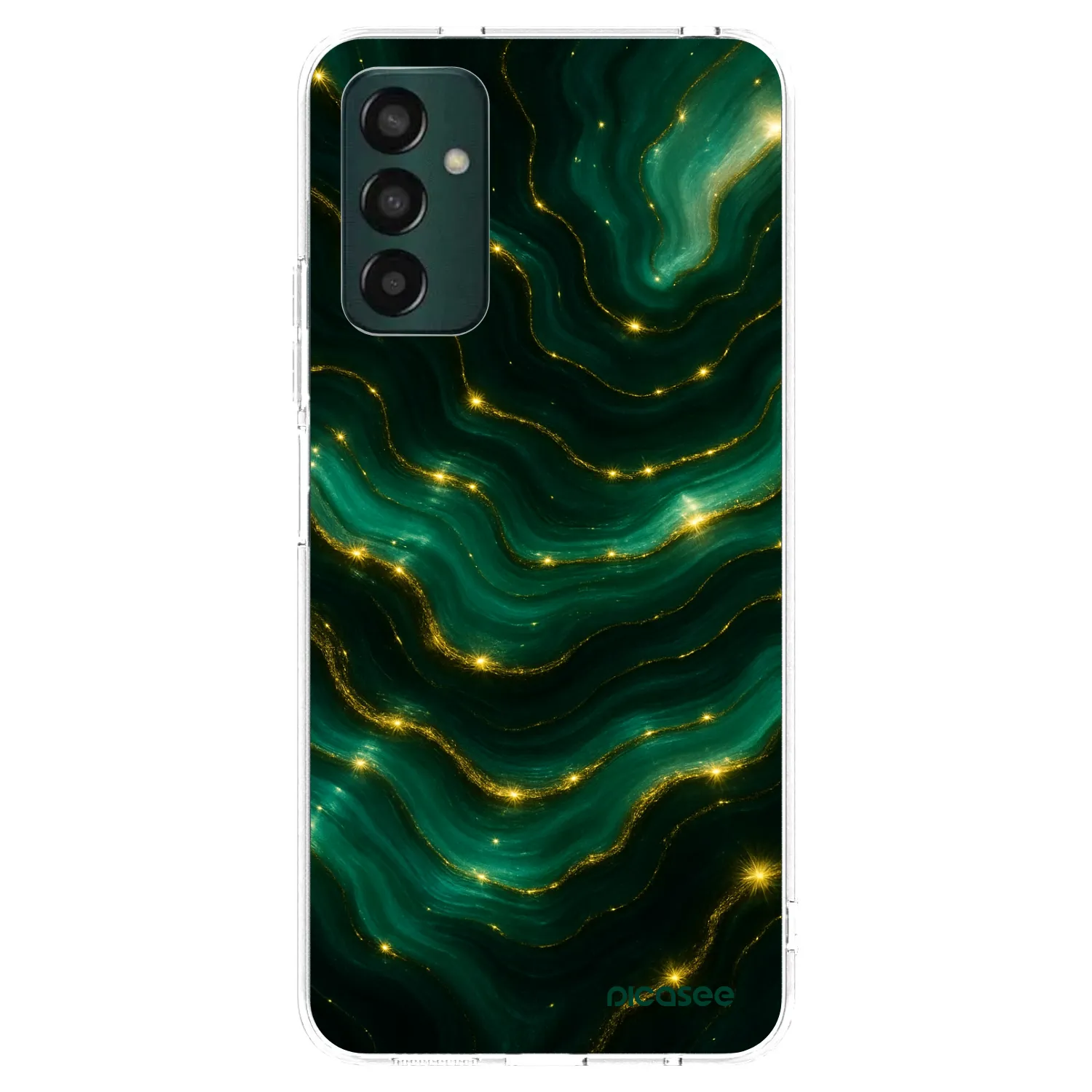 Picasee διαφανής θήκη σιλικόνης Samsung Galaxy M23 5G - Emerald