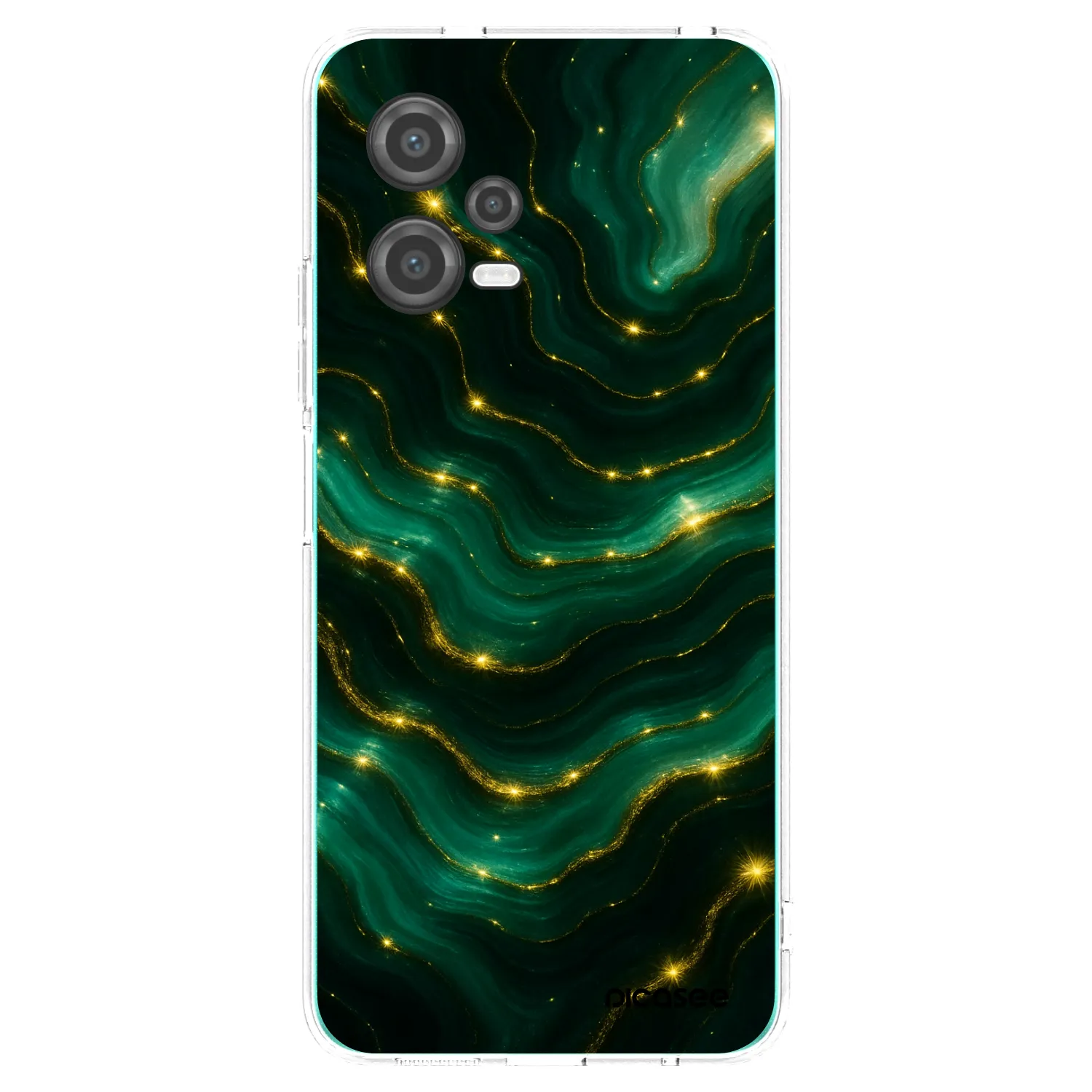 Picasee διαφανής θήκη σιλικόνης Xiaomi Poco X5 - Emerald