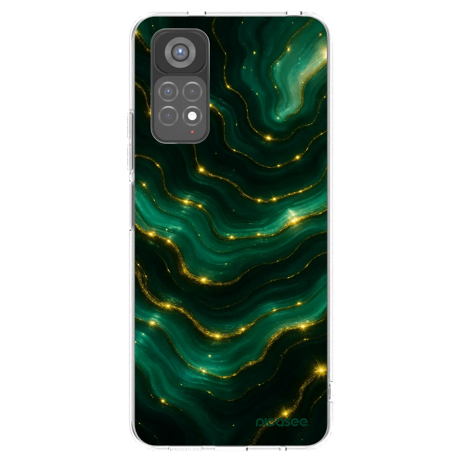 Picasee διαφανής θήκη σιλικόνης Xiaomi Redmi Note 11S 5G - Emerald