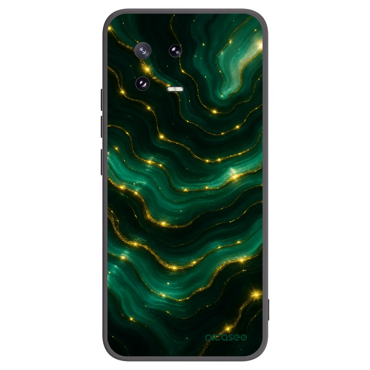 Picasee Μαύρη θήκη σιλικόνης για Xiaomi 13 Pro - Emerald
