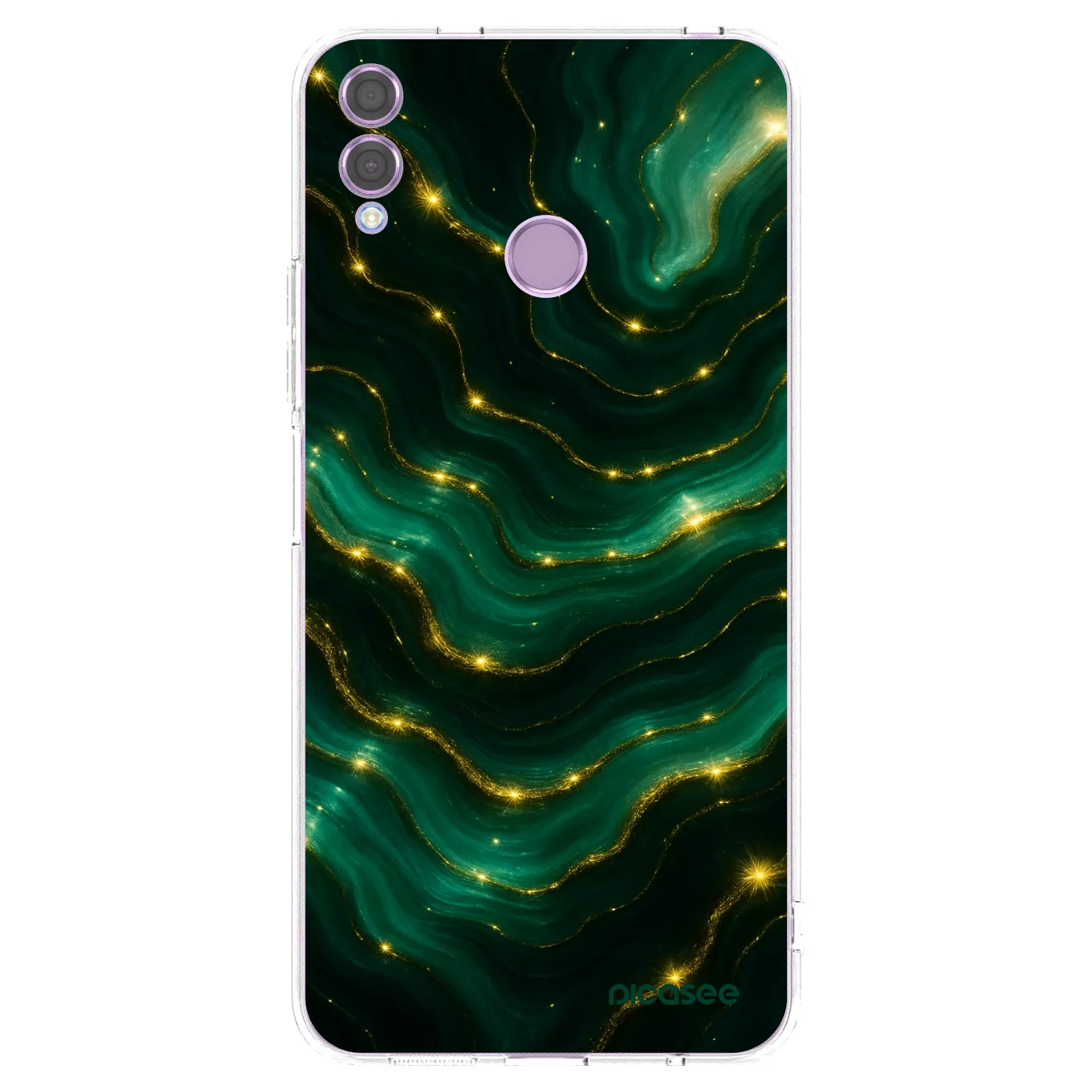 Picasee διαφανής θήκη σιλικόνης Honor 8X - Emerald