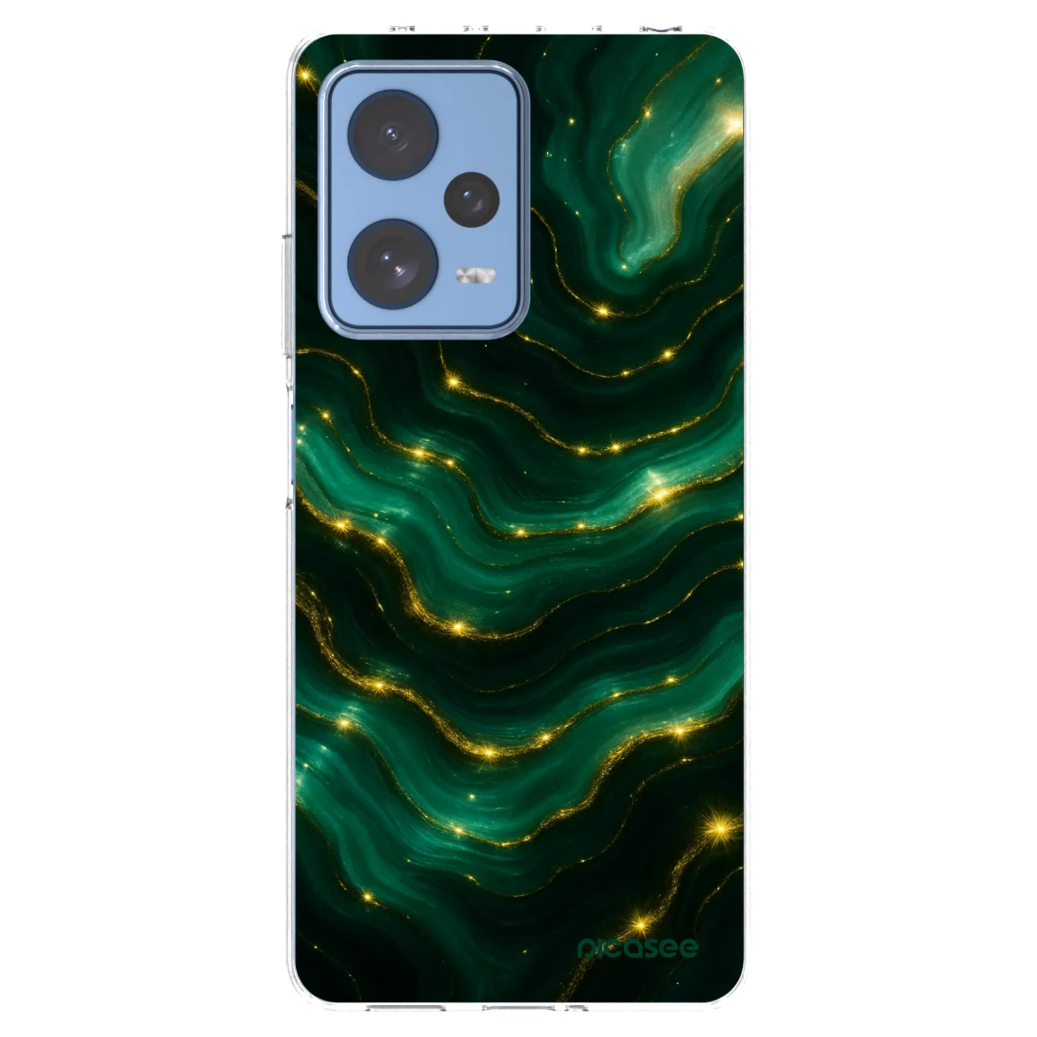 Picasee διαφανής θήκη σιλικόνης Xiaomi Redmi Note 12 Pro 5G - Emerald