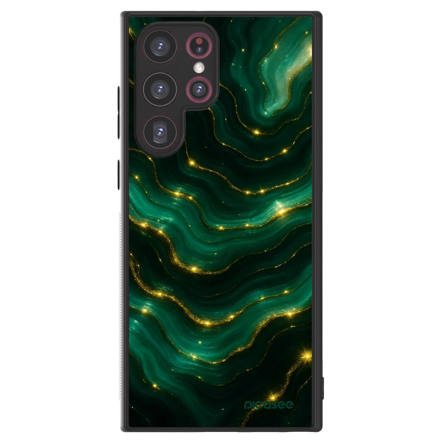 Picasee ULTIMATE CASE PowerShare για Samsung Galaxy S22 Ultra 5G - Emerald