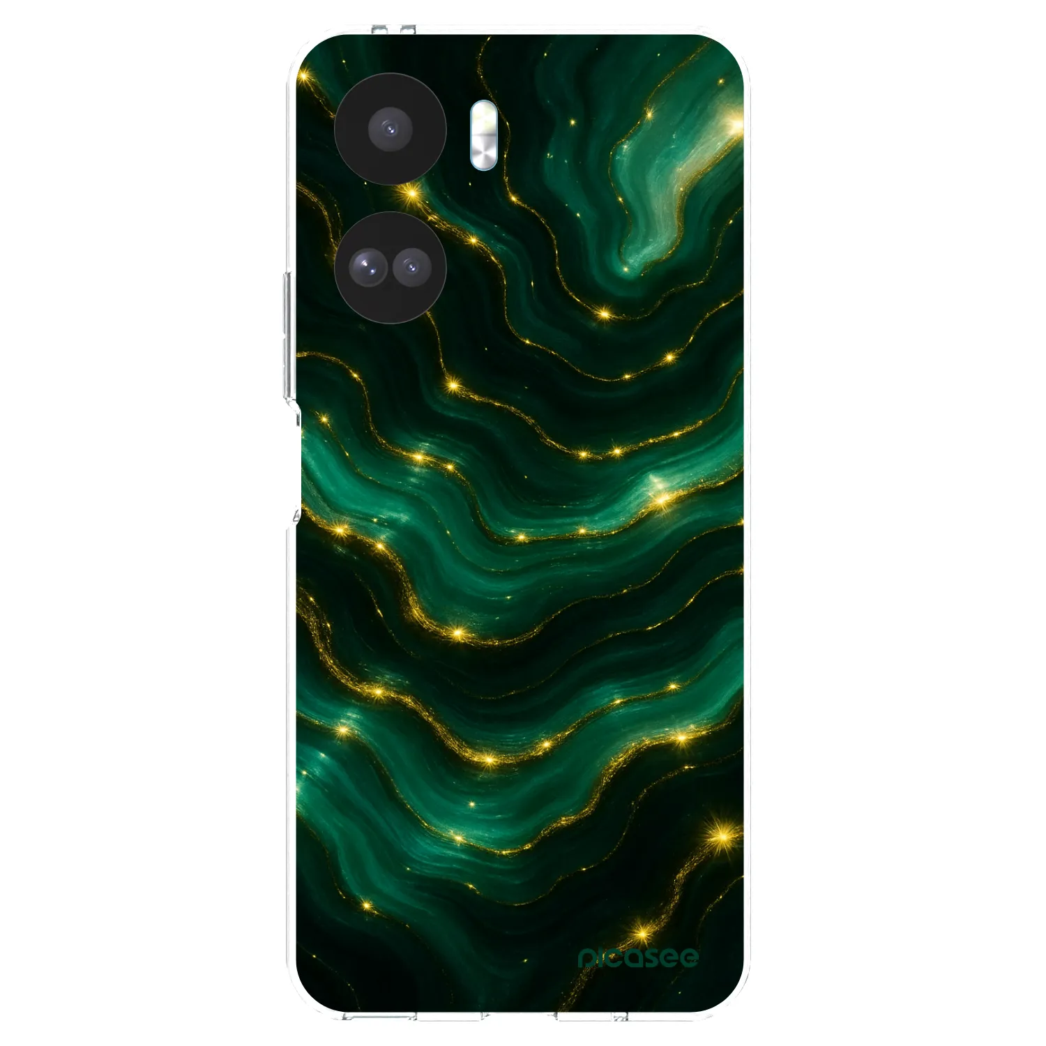 Picasee διαφανής θήκη σιλικόνης Honor 90 Lite 5G - Emerald