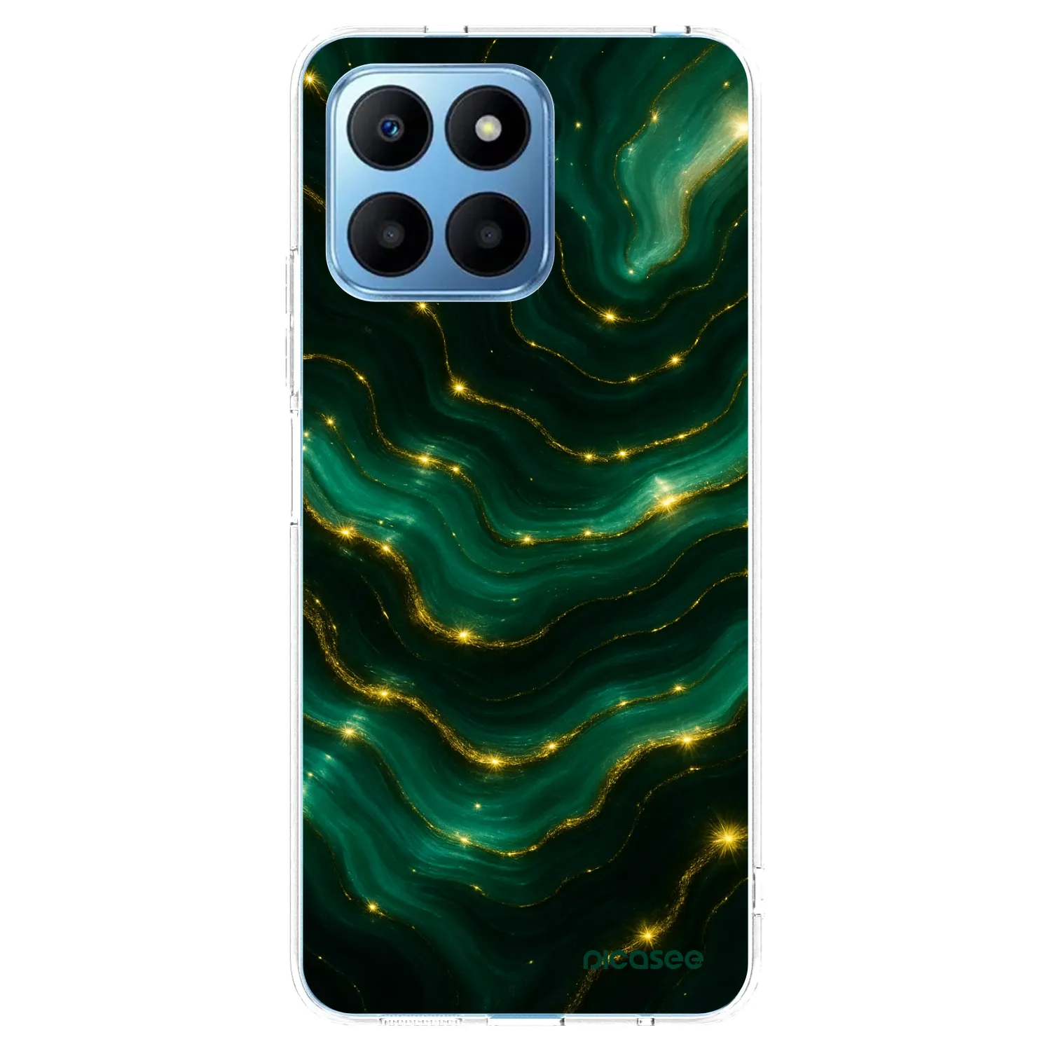Picasee διαφανής θήκη σιλικόνης Honor 70 Lite - Emerald