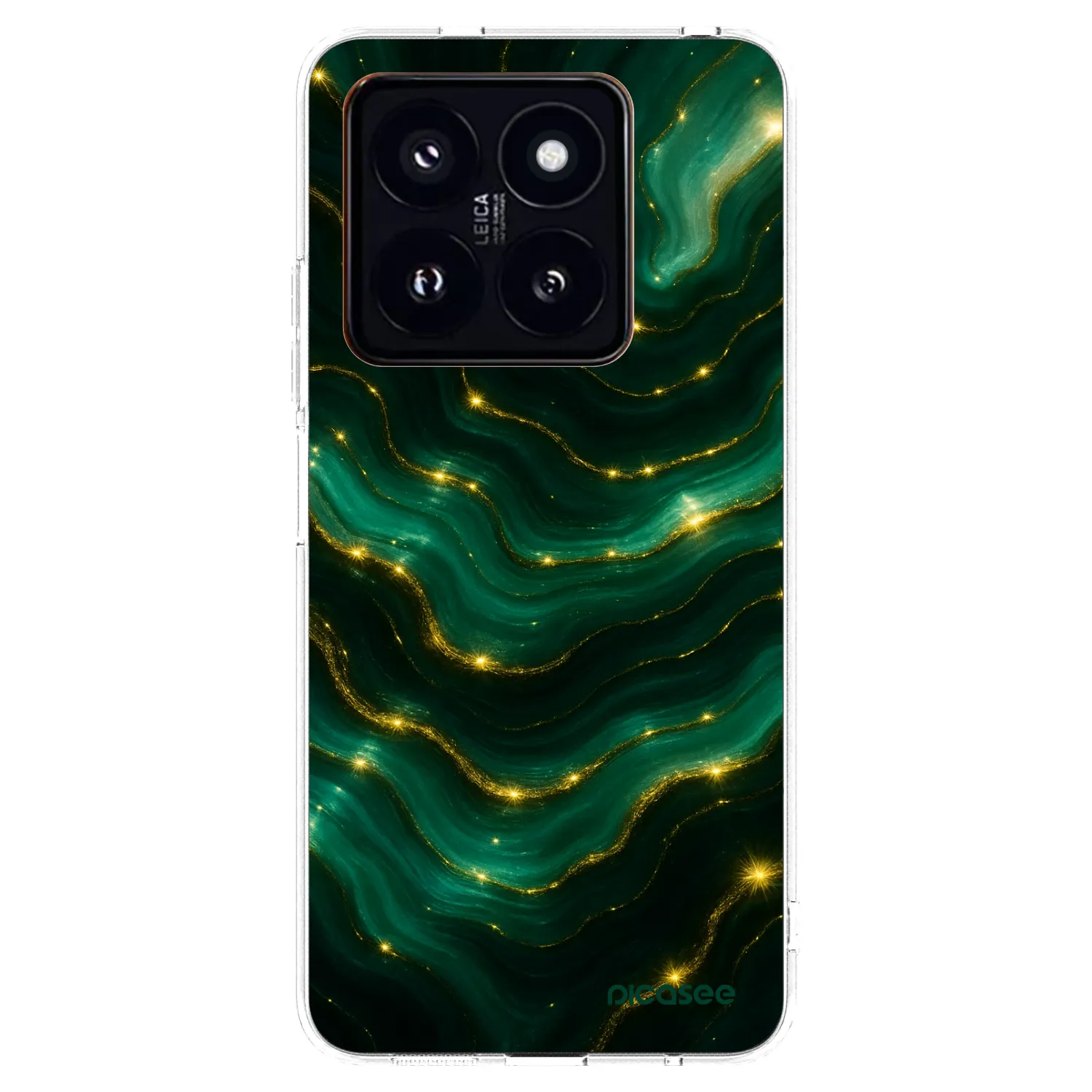 Picasee διαφανής θήκη σιλικόνης Xiaomi 14 Pro - Emerald