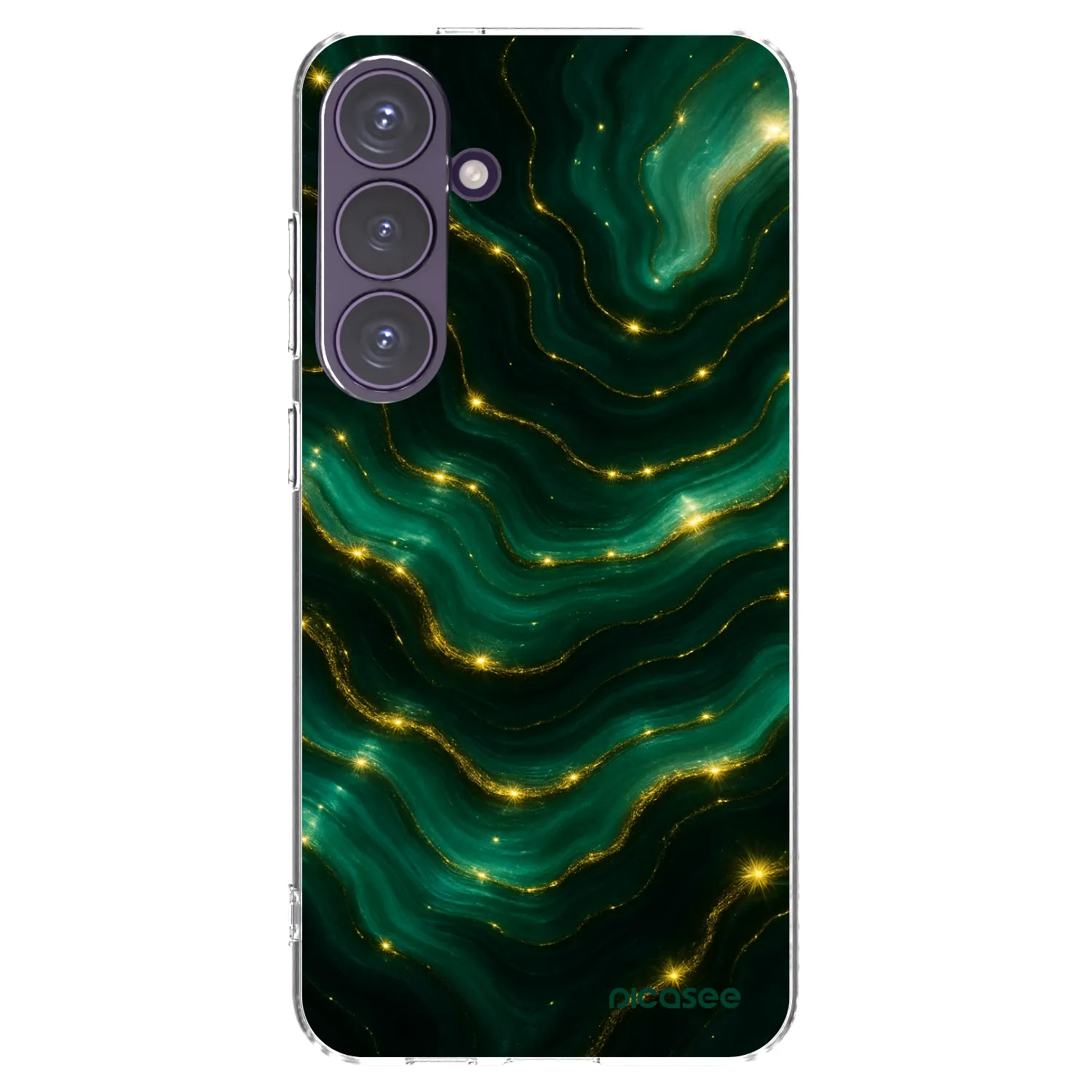 Picasee διαφανής θήκη σιλικόνης Samsung Galaxy S24+ S926B 5G - Emerald