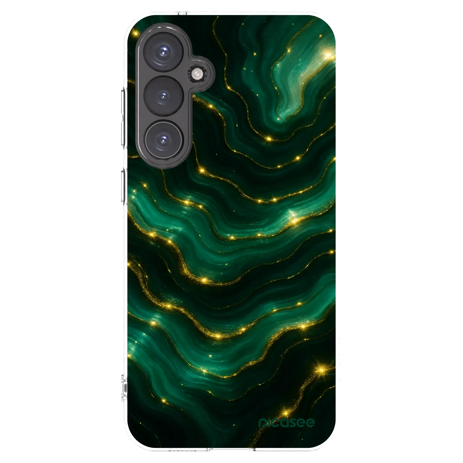 Picasee διαφανής θήκη σιλικόνης Samsung Galaxy S23 FE S711B - Emerald