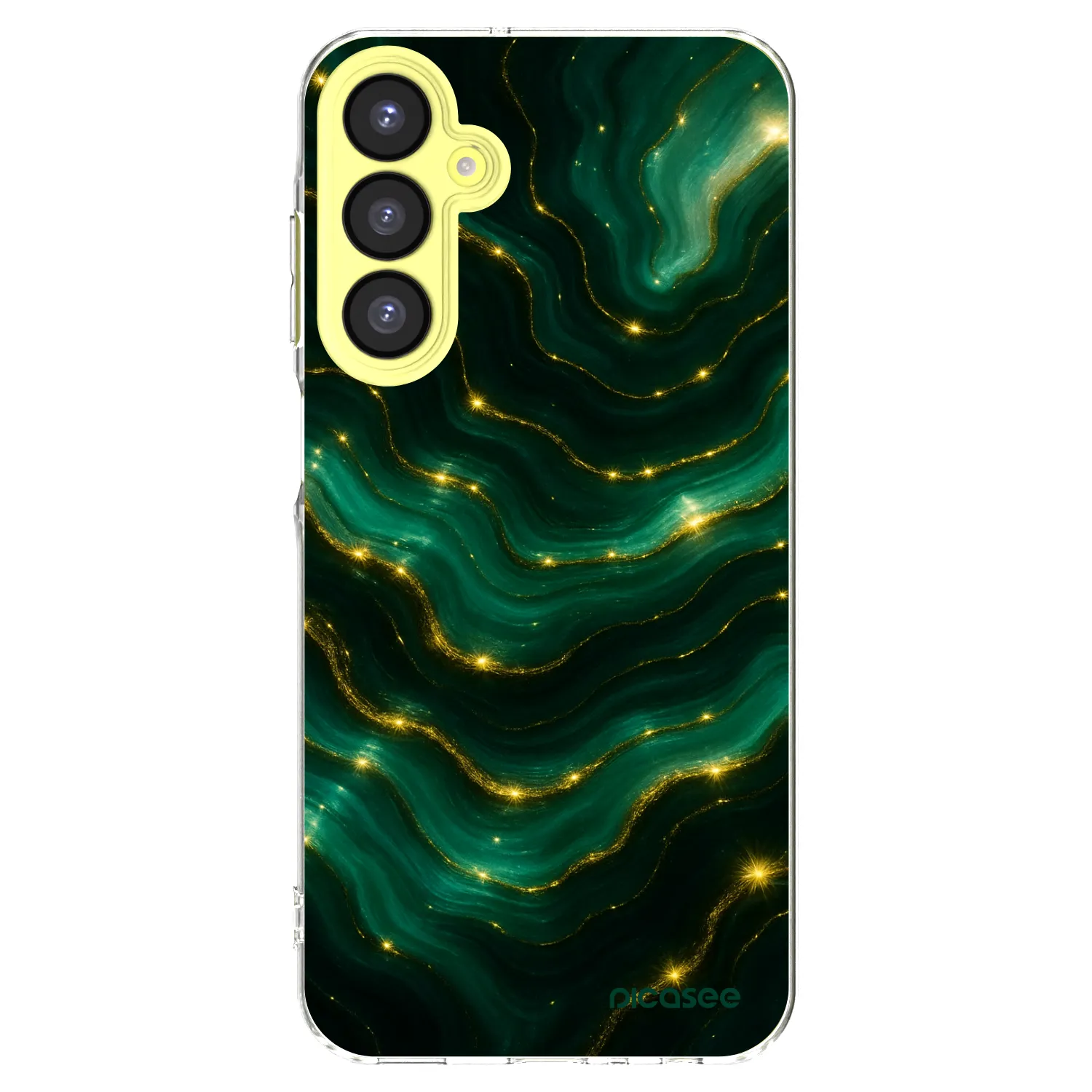 Picasee διαφανής θήκη σιλικόνης Samsung Galaxy A25 A256B 5G - Emerald