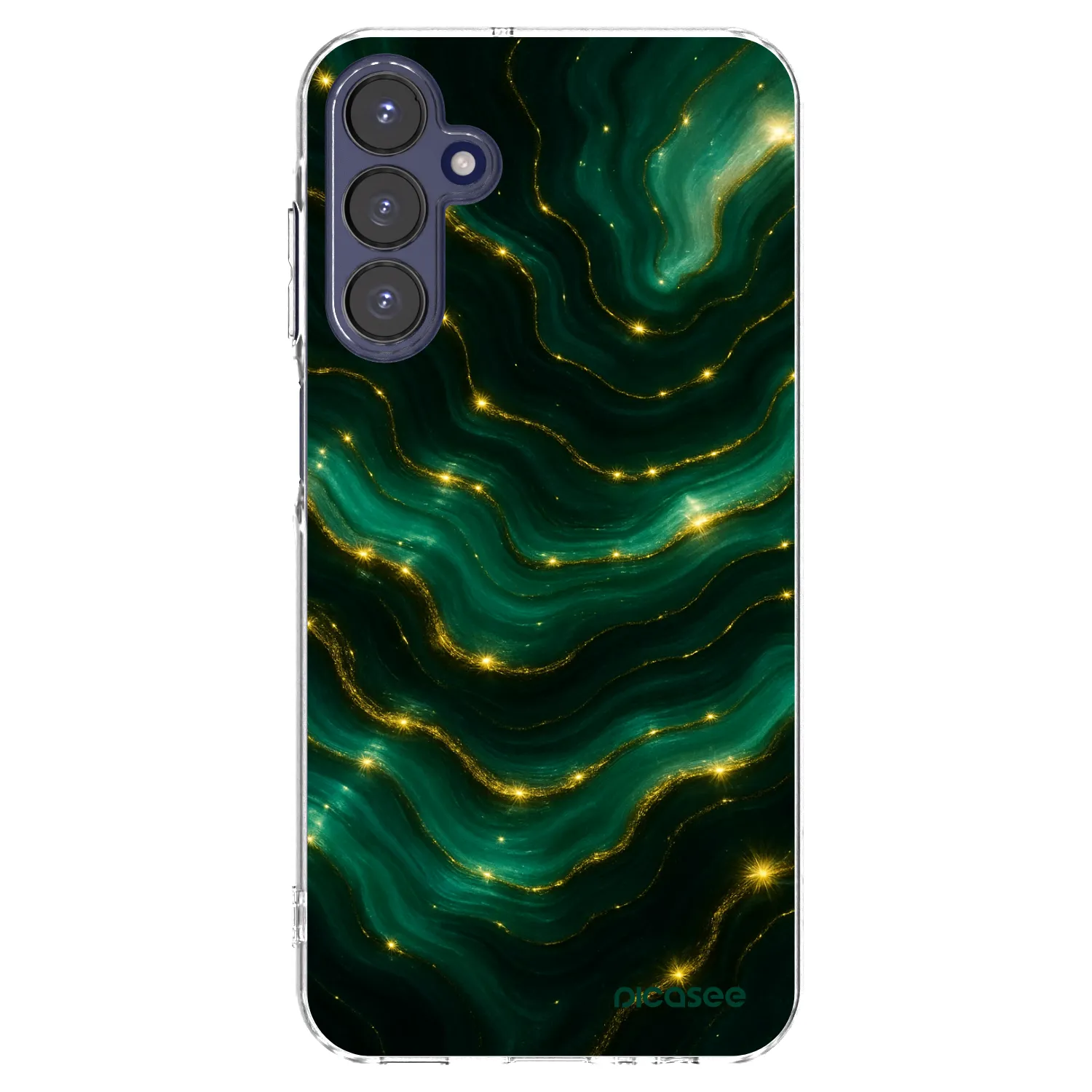 Picasee διαφανής θήκη σιλικόνης Samsung Galaxy A15 A155F 4G - Emerald