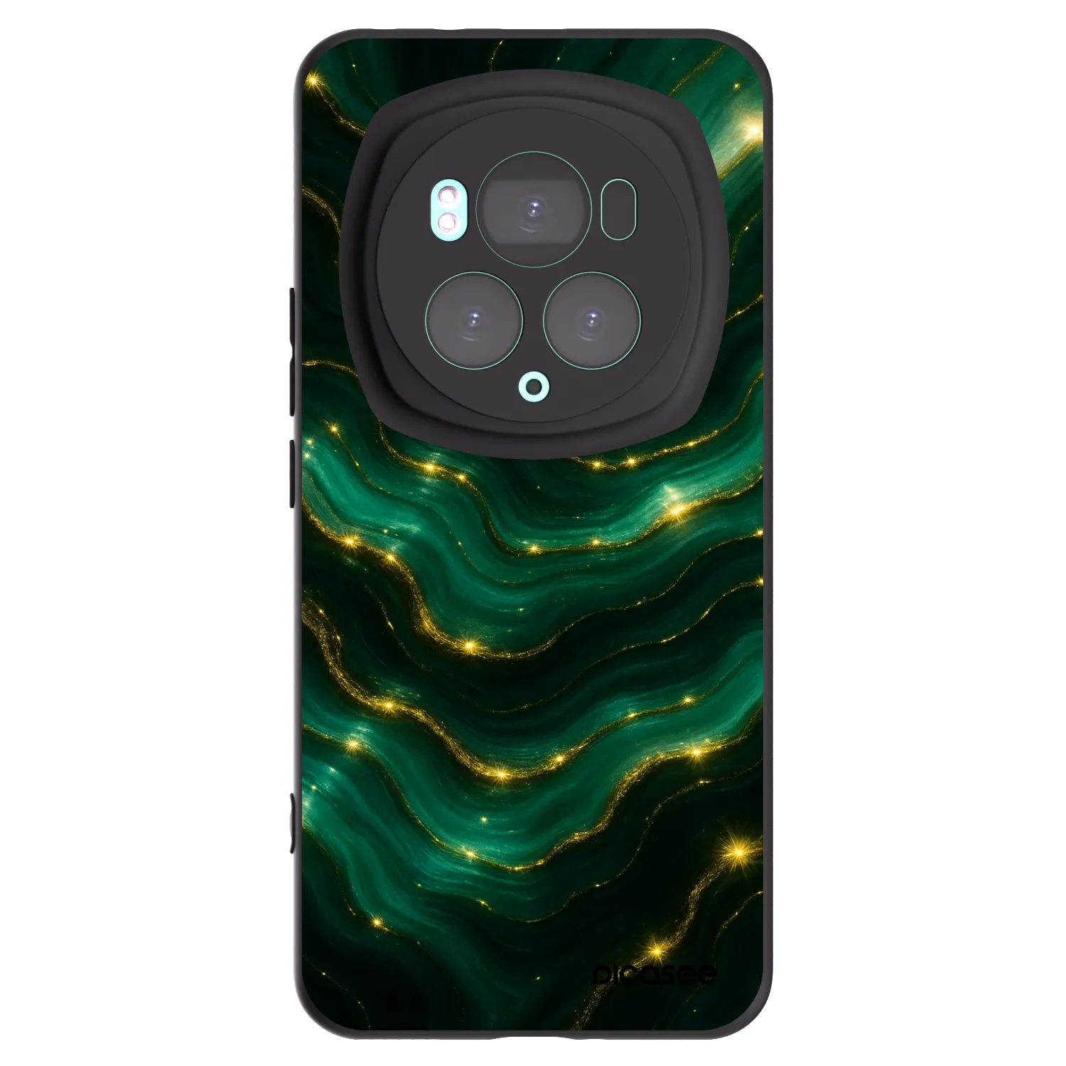 Picasee Μαύρη θήκη σιλικόνης για Honor Magic6 Pro - Emerald