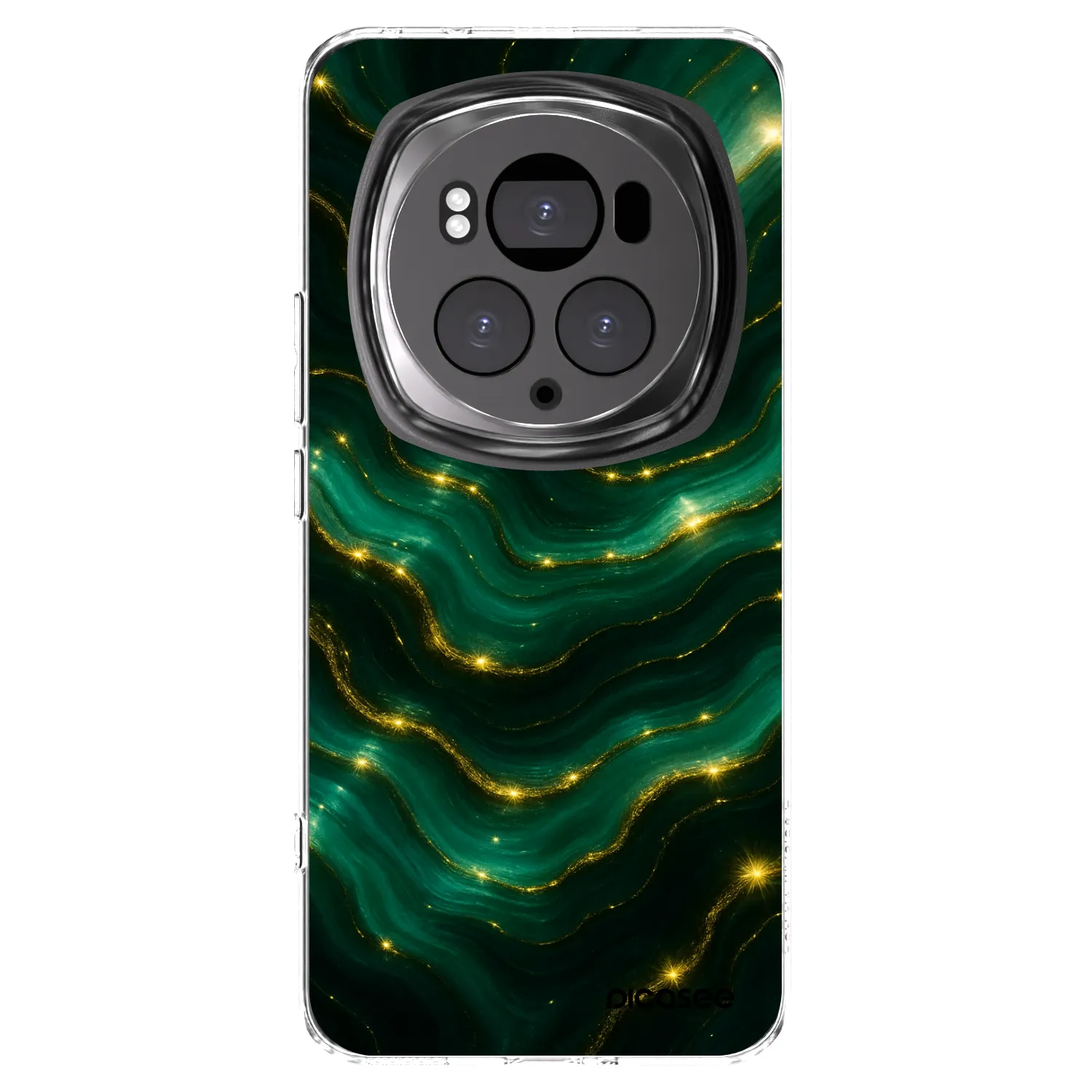 Picasee διαφανής θήκη σιλικόνης Honor Magic6 Pro - Emerald