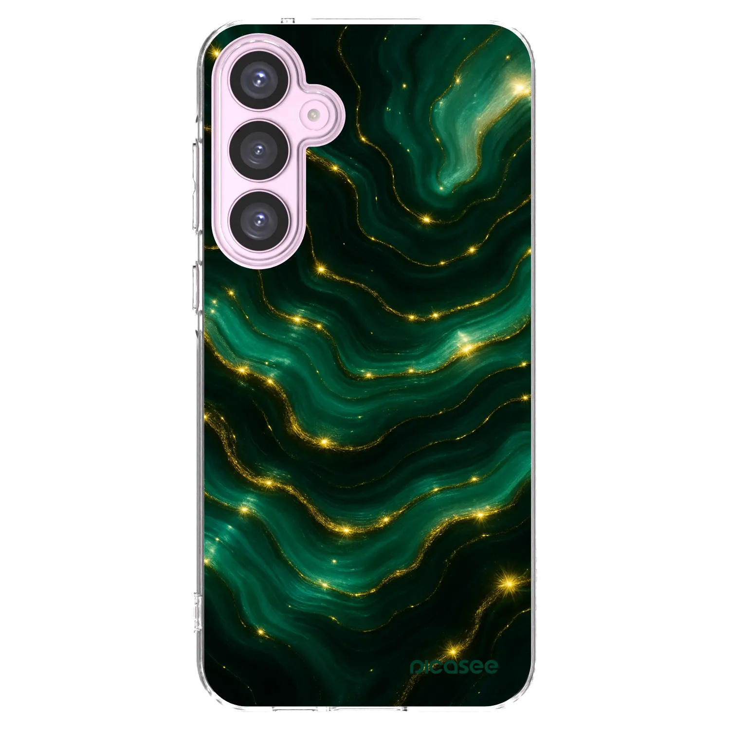 Picasee διαφανής θήκη σιλικόνης Samsung Galaxy A55 5G A556B - Emerald