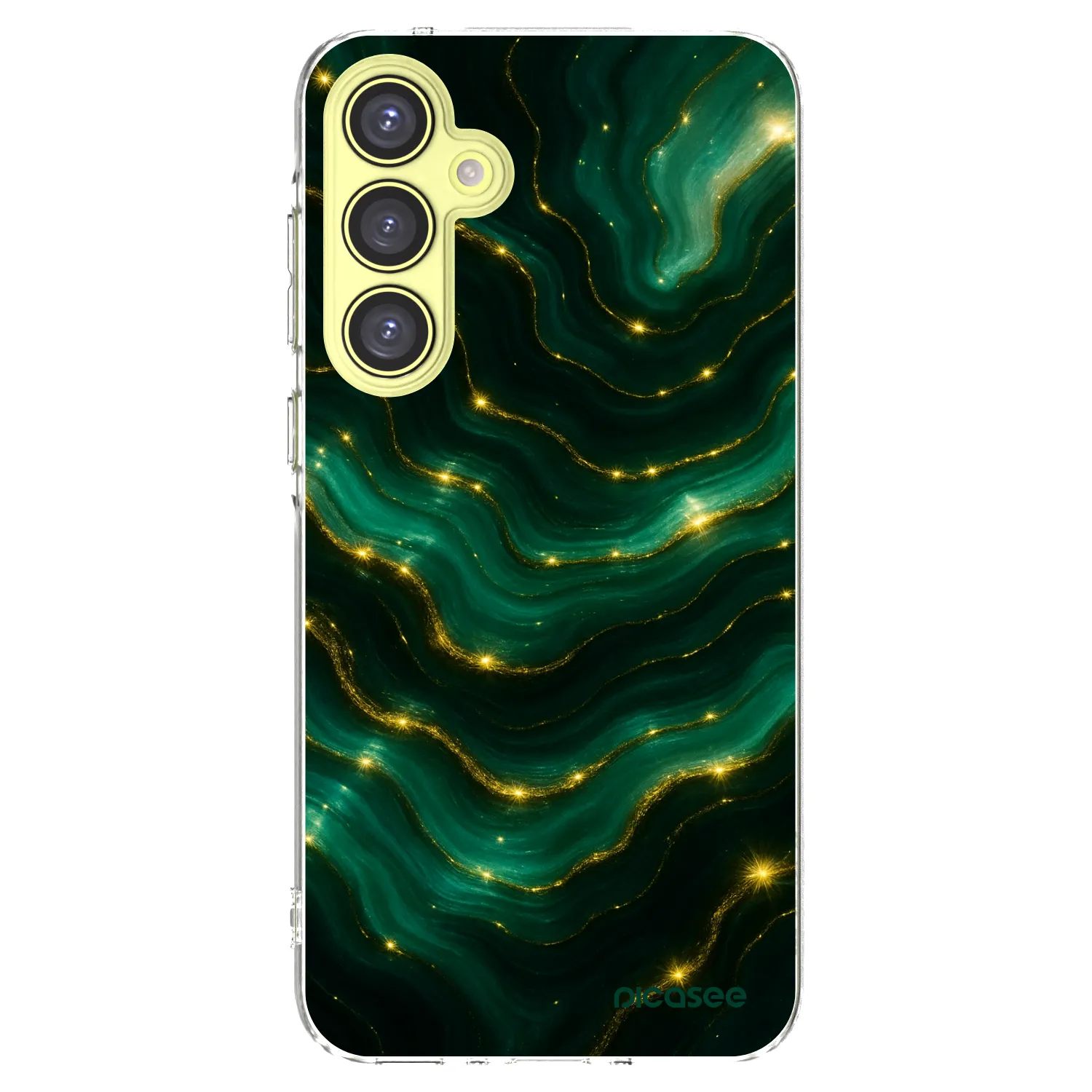 Picasee διαφανής θήκη σιλικόνης Samsung Galaxy A35 5G A356B - Emerald