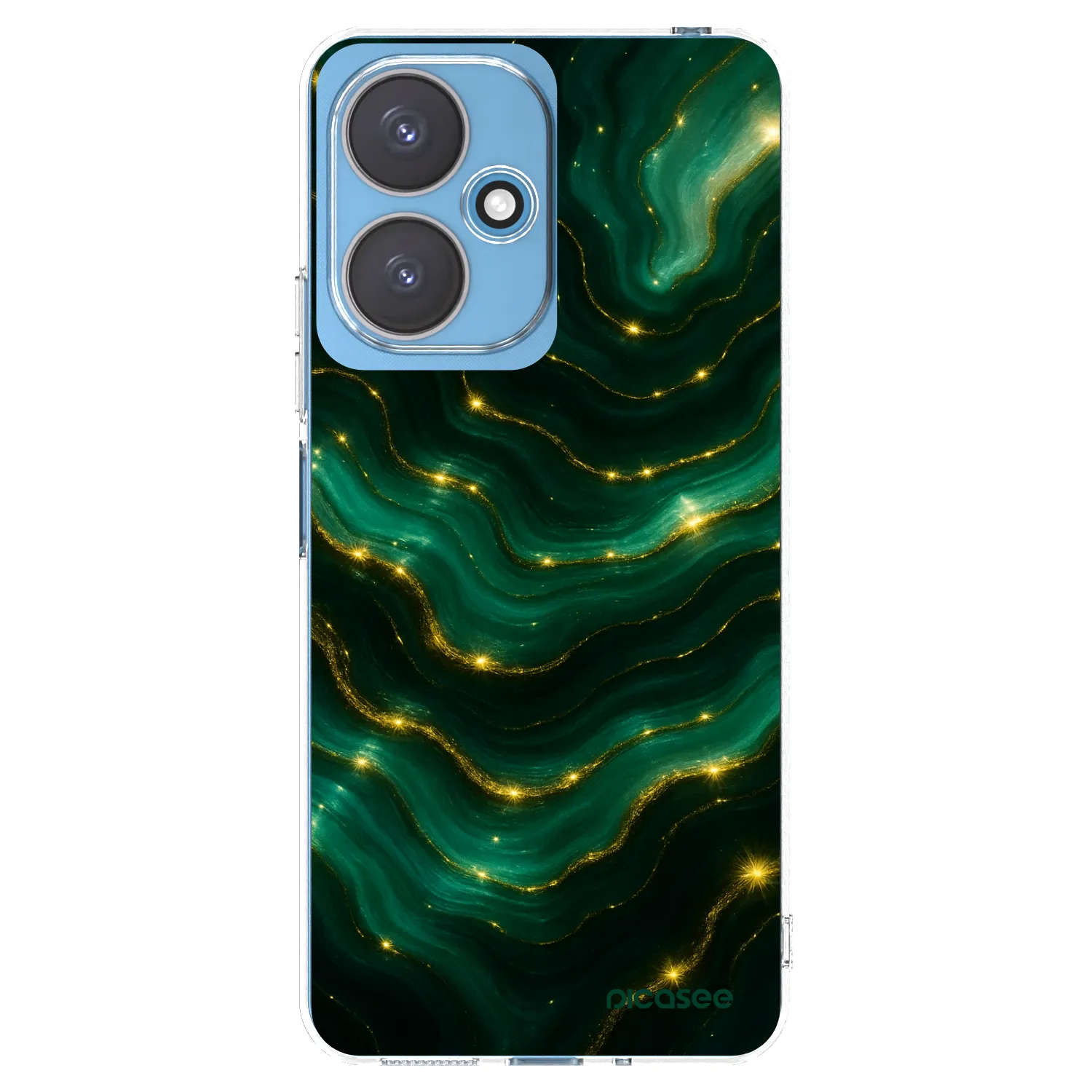 Picasee διαφανής θήκη σιλικόνης Xiaomi Redmi 13C 5G - Emerald