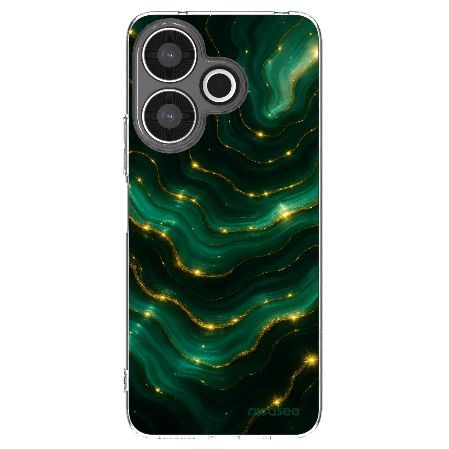 Picasee διαφανής θήκη σιλικόνης Xiaomi Redmi 13 4G - Emerald