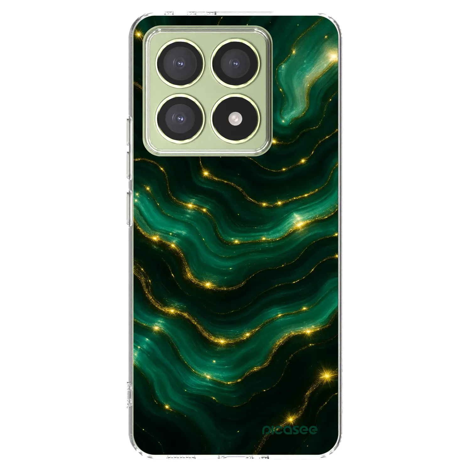 Picasee διαφανής θήκη σιλικόνης Xiaomi 14T - Emerald