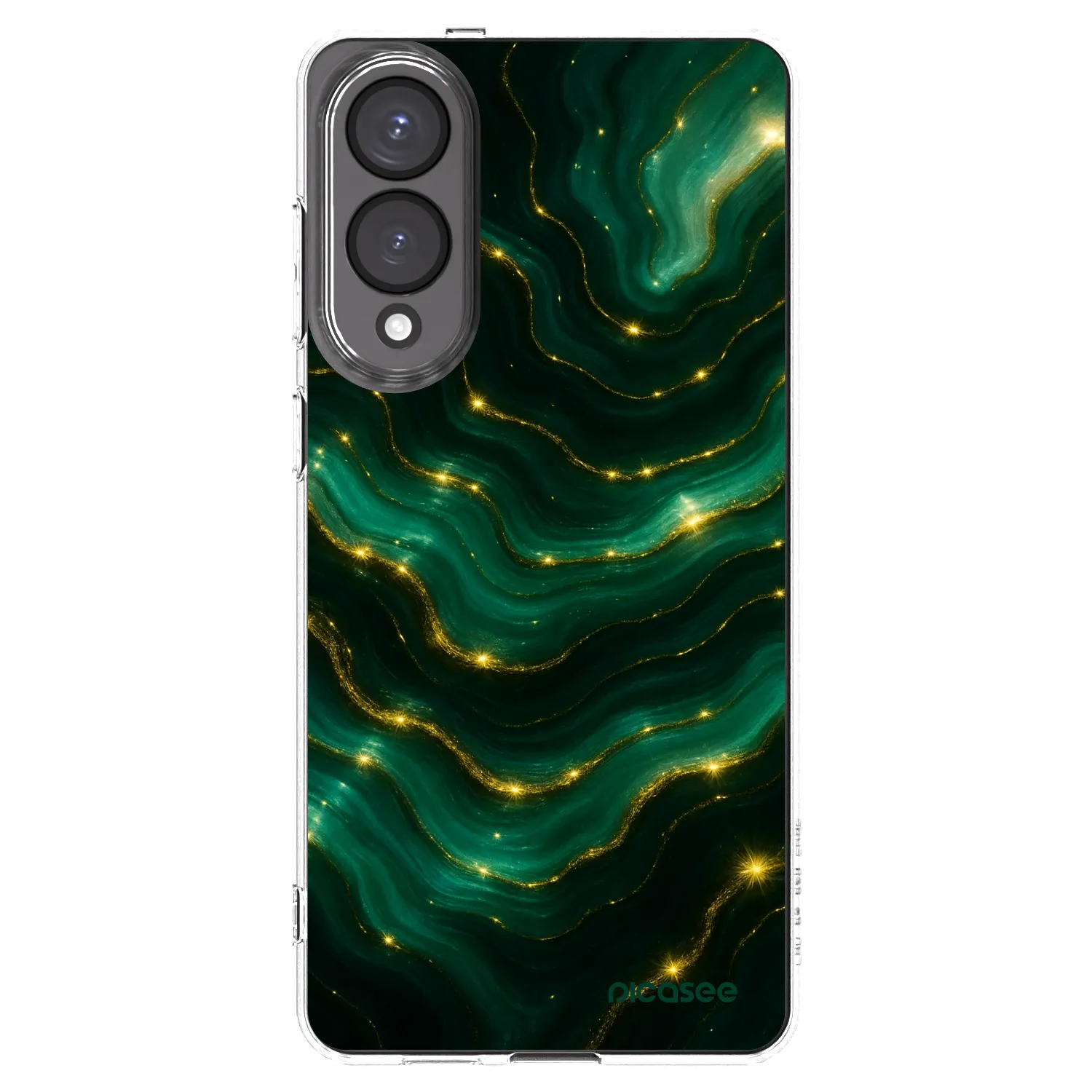 Picasee διαφανής θήκη σιλικόνης Samsung Galaxy S25 Edge 5G - Emerald