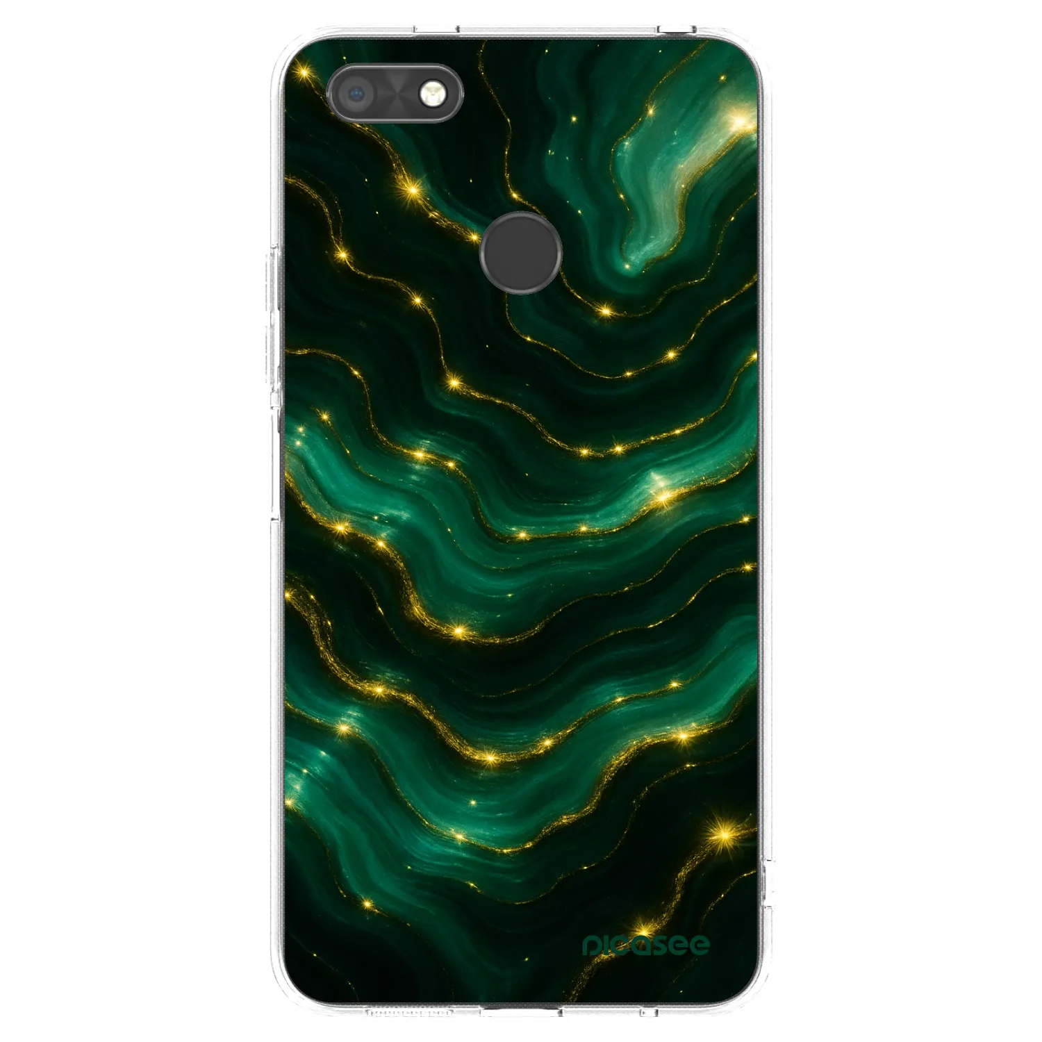 Picasee διαφανής θήκη σιλικόνης Huawei P9 Lite Mini - Emerald