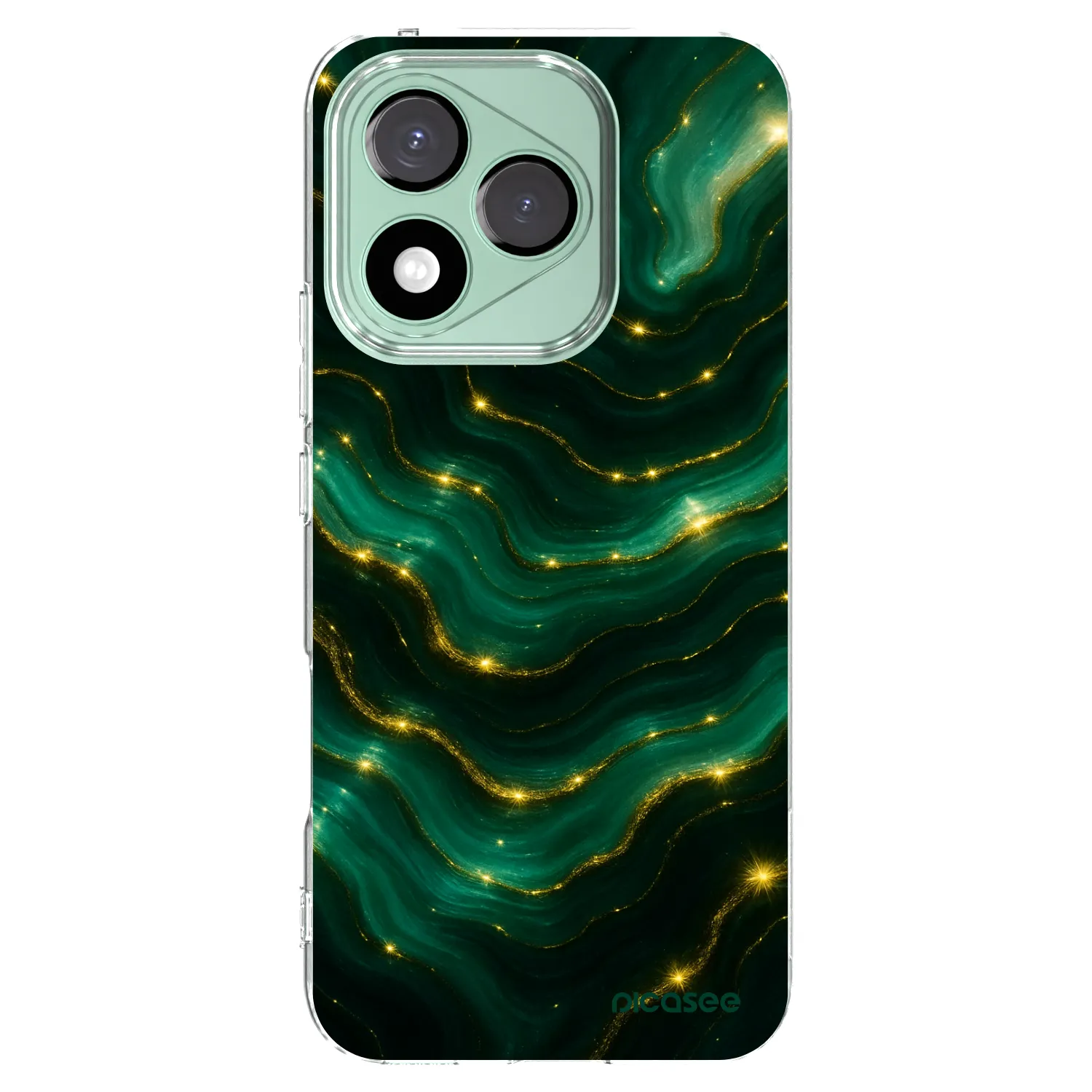 Picasee διαφανής θήκη σιλικόνης Honor 400 Lite 5G - Emerald