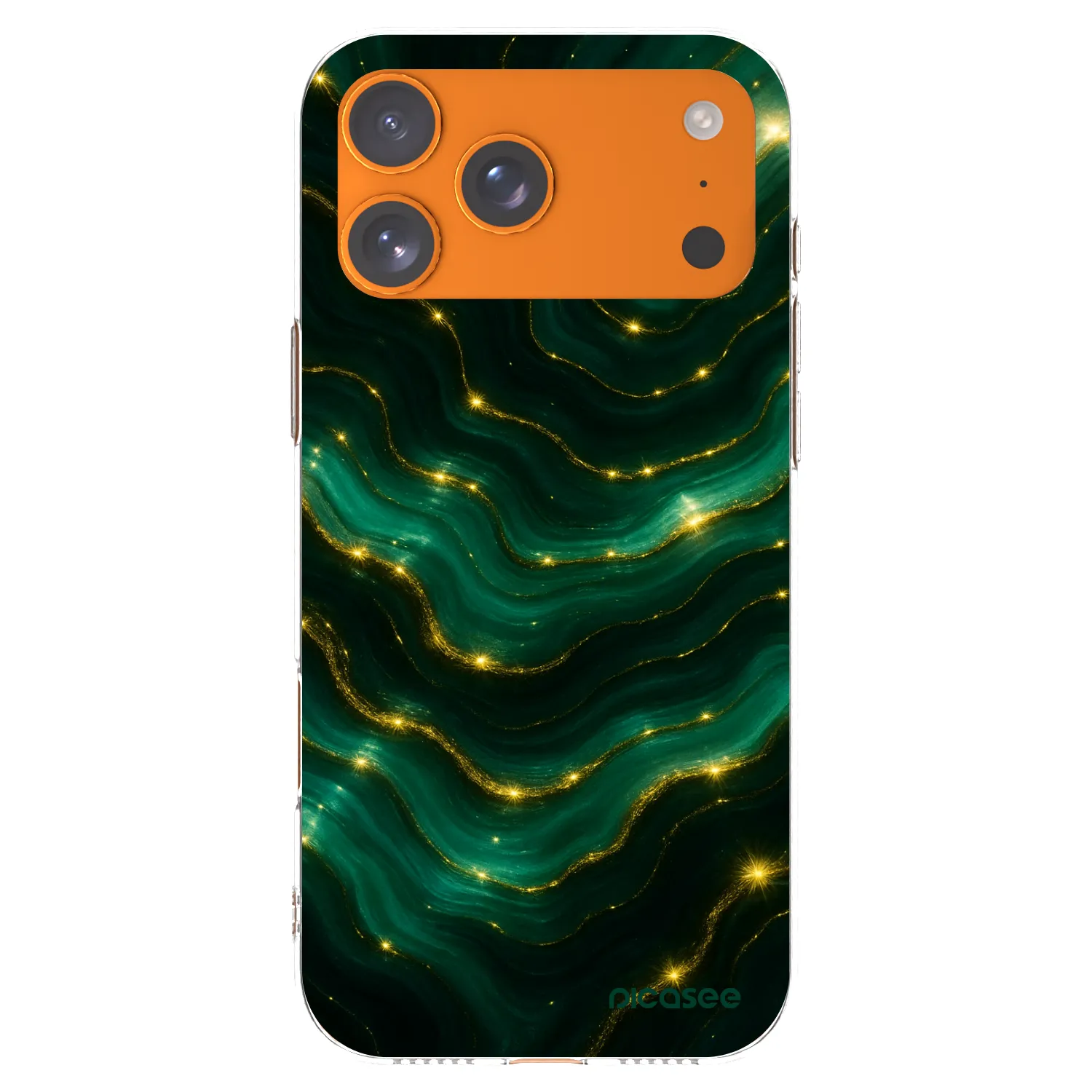 Picasee διαφανής θήκη σιλικόνης Apple iPhone 17 Pro Max - Emerald