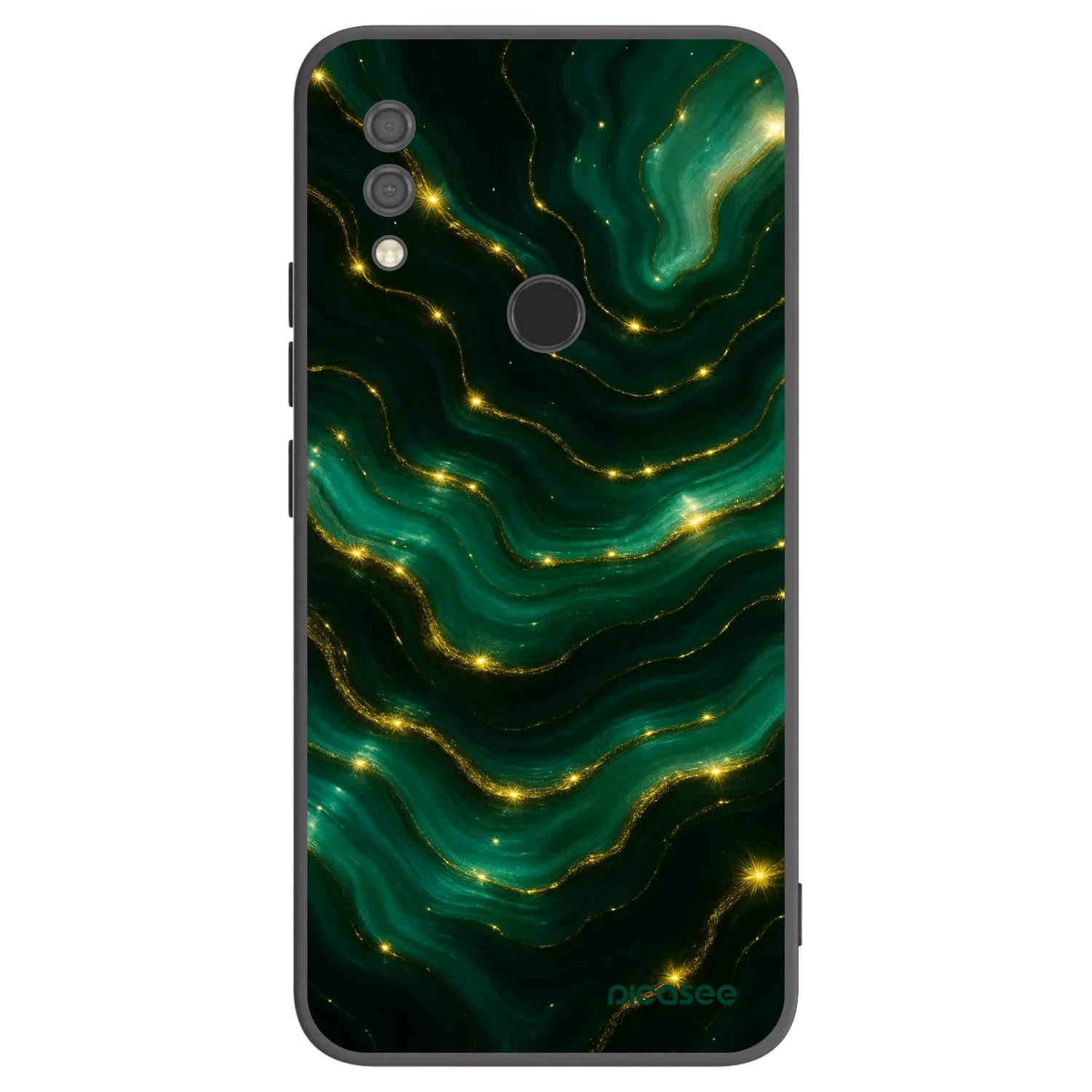 Picasee Μαύρη θήκη σιλικόνης για Xiaomi Redmi 7 - Emerald